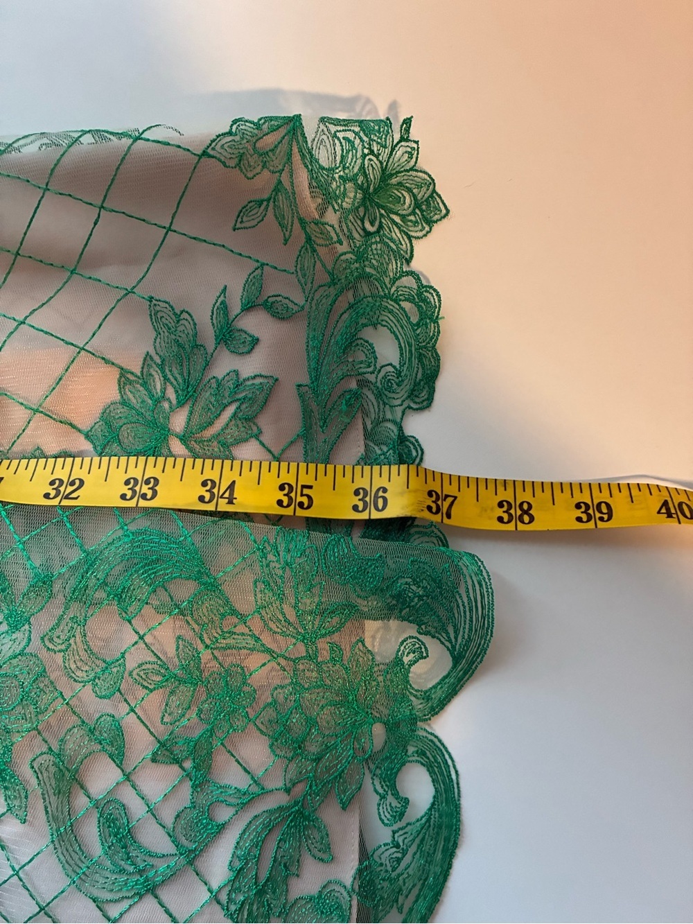 Monique Lhuillier for BHLDN/Anthropologie “Holly” green lace dress, size 6 NWT - Picture 11 of 12